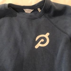 Peloton navy pullover sweater